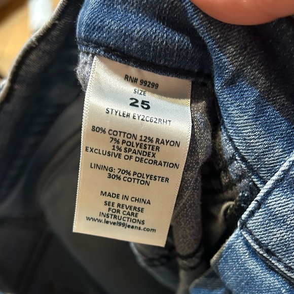 Level 99 jeans Size 25 - Picture 9 of 9